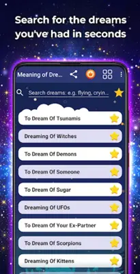 Meaning of Dreams android App screenshot 2